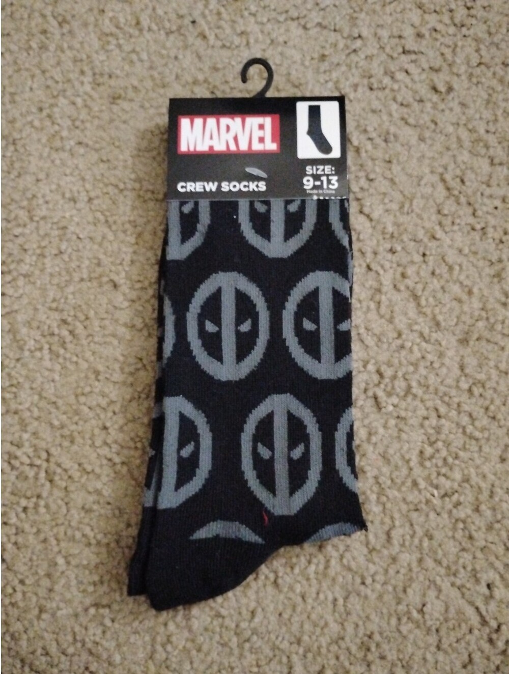 Marvel Deadpool Men's Crew Socks